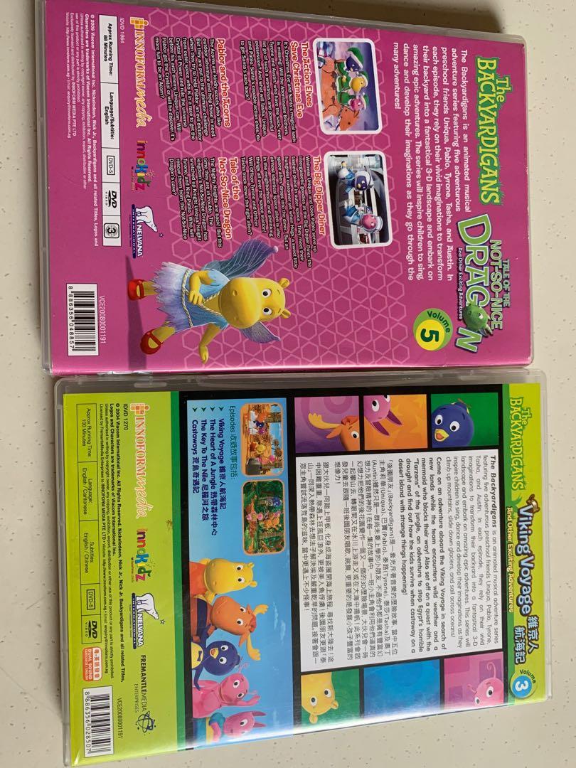 The backyardigans DVD vol 3 and 5, 興趣及遊戲, 收藏品及紀念品