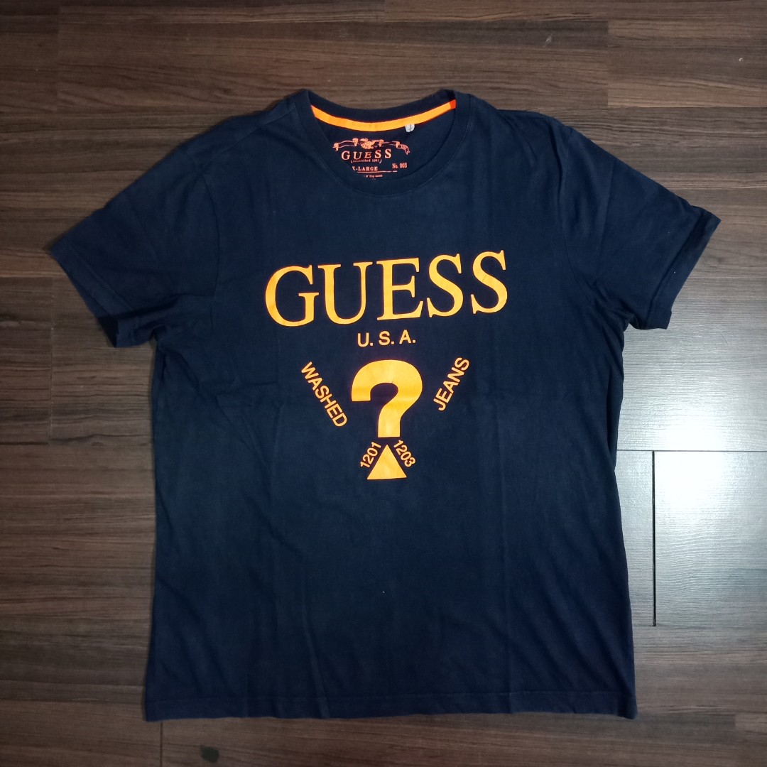 Tshirt GUESS JEANS Original, Fesyen 