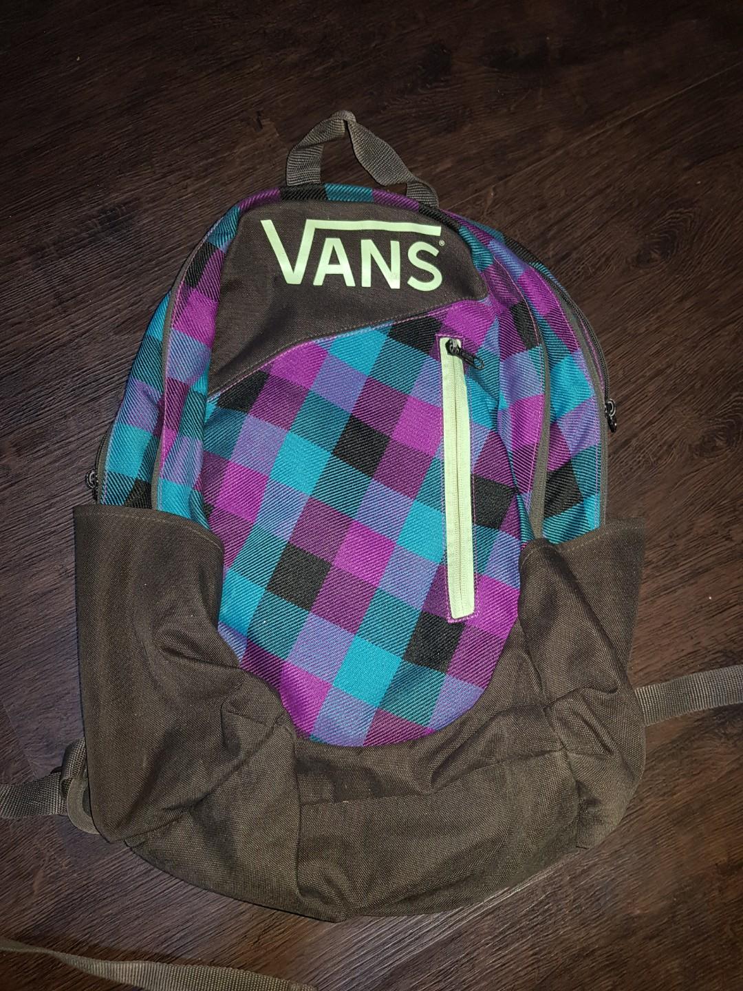 vans purple bag