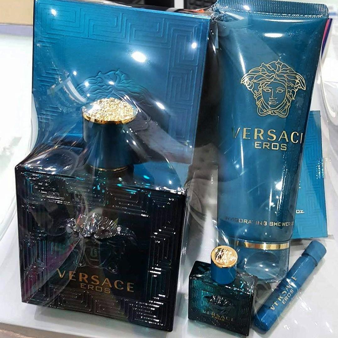 Versace Eros Set Hantaran Set Perfume Gift Set Authentic