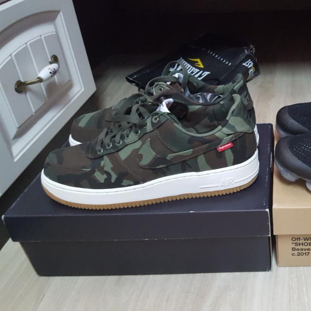 Air force 1 low supreme camouflage 2025