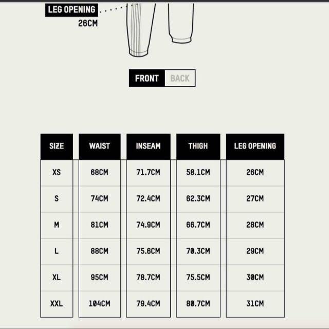 Calabasas track pants sizing discount