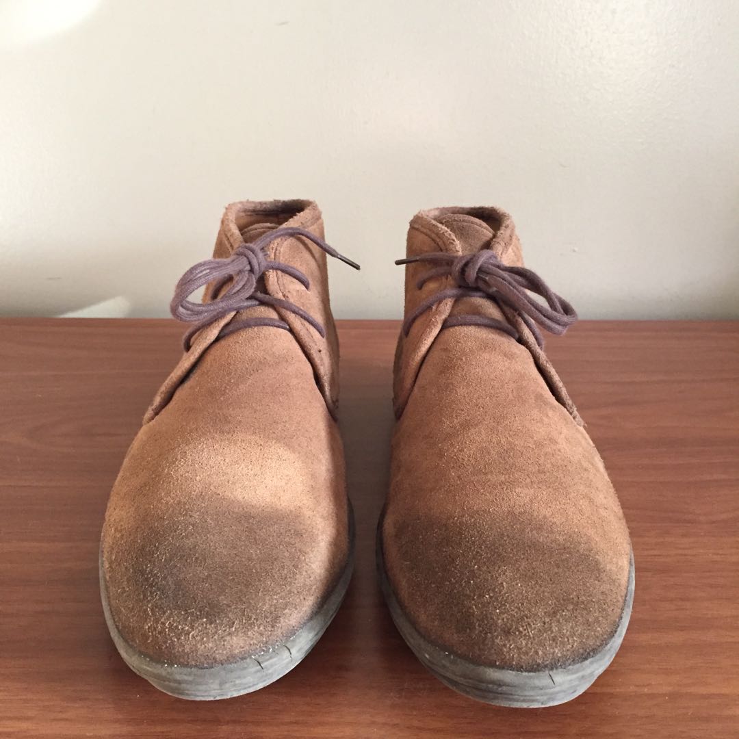 Zara Men's Oiled Desert Boots, Men's 
