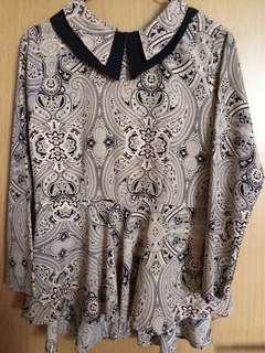kemaja batik peplum