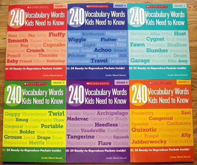 240 Vocabulary Words Kids need to Know, Hobbies  Toys, Books  Magazines,  Assessment Books on Carousell
