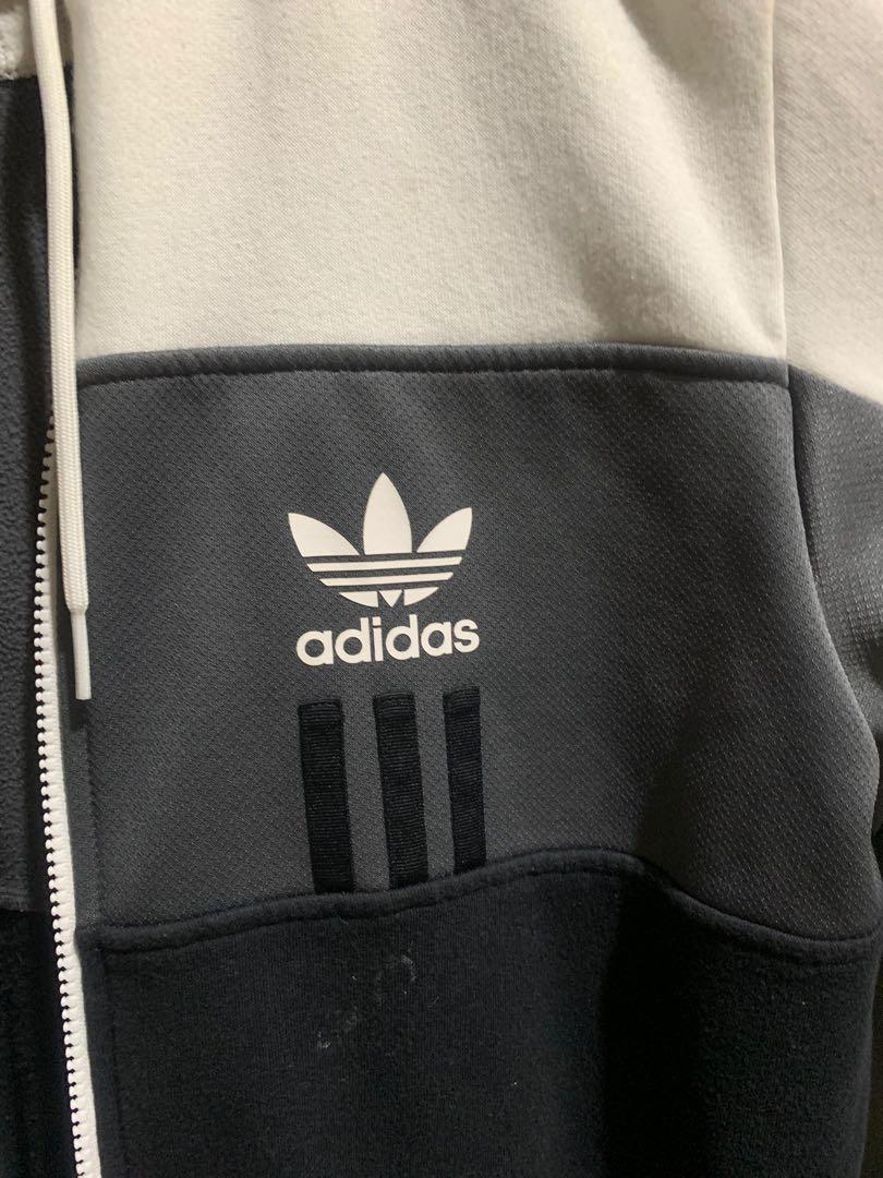 Adidas Sweater full zip hoodie Men s Fashion Tops Sets