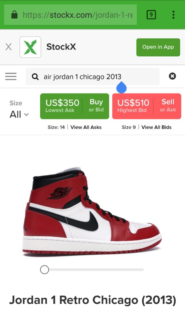 Air jordan 1 chicago 2013 Men s Fashion Footwear Sneakers on