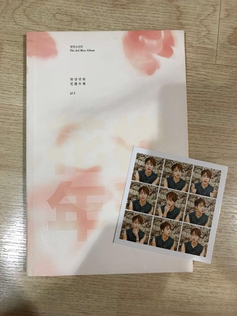 Album Bts The Most Beautiful Moment In Life Pt 1 Pink Version Photocard Jin K Wave Di Carousell