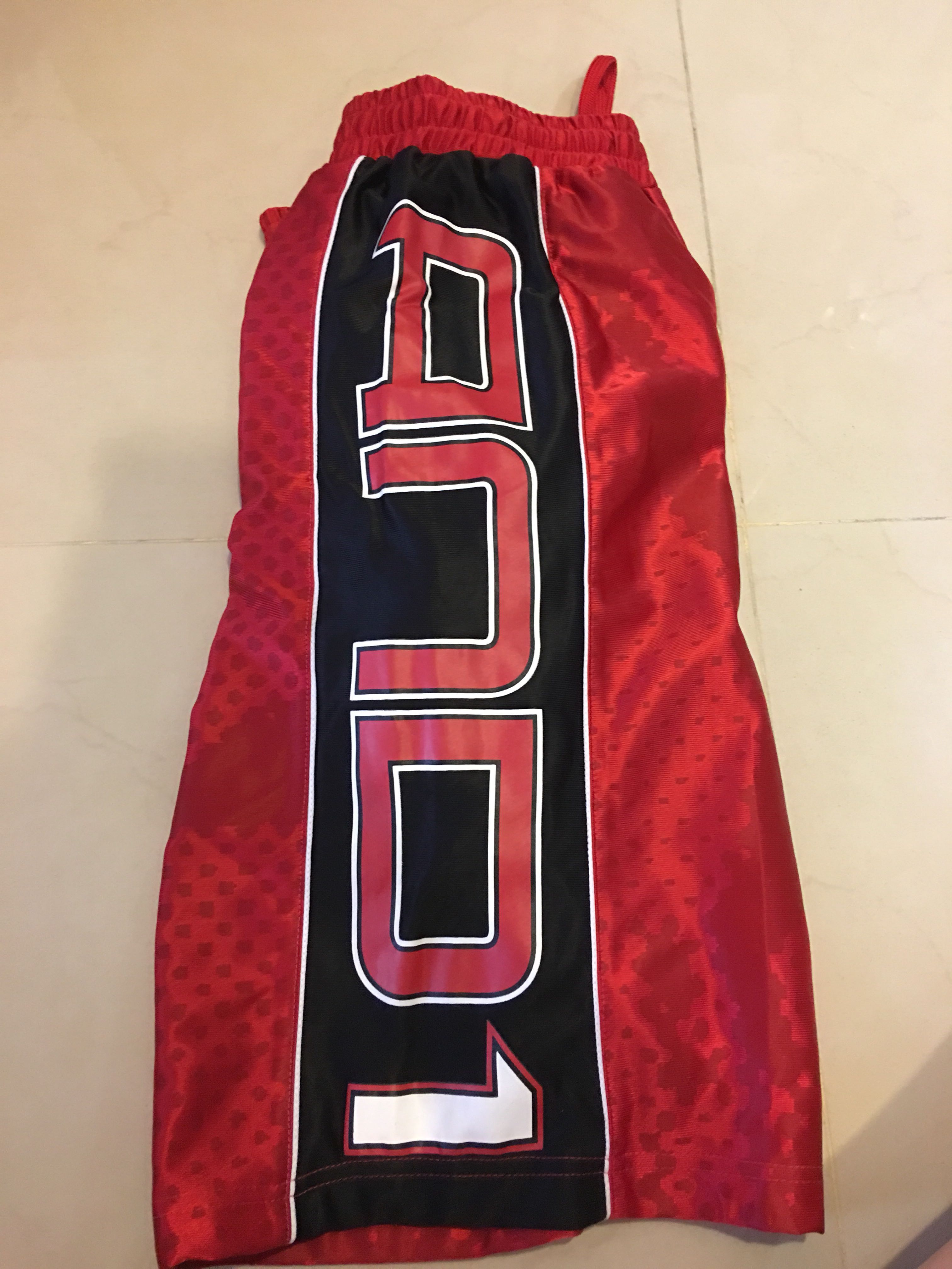 AND1 red Basketball shorts, Men's Fashion, Bottoms, Shorts on Carousell