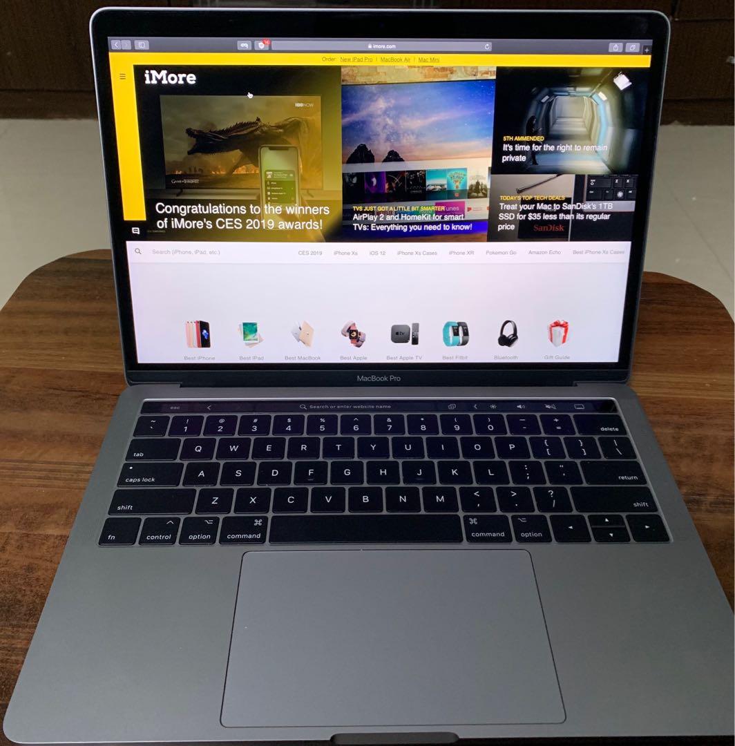 Apple Macbook Pro Touch Bar 2017 Apple Care Until Sep 2020 Electronics Computers Laptops On Carousell