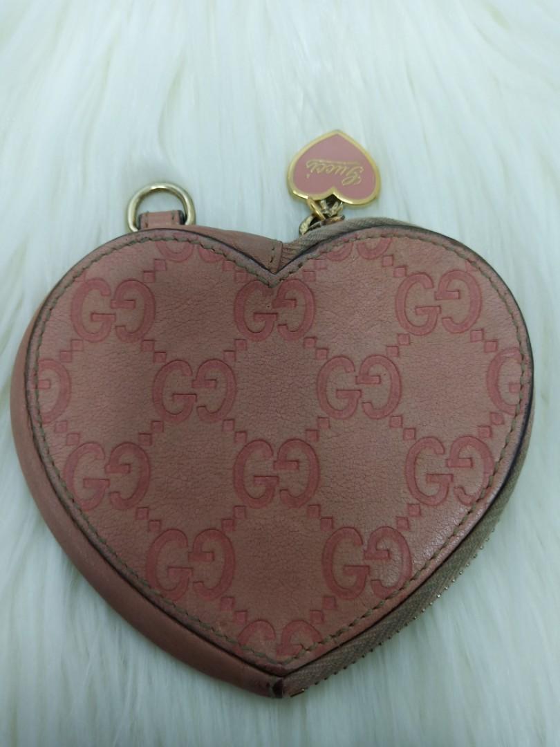 gucci pink coin purse