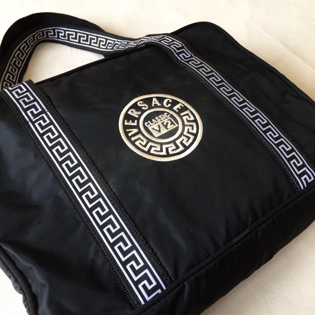 Authentic Versace Classic V2 Basic Shoulder Bag Made In Italy