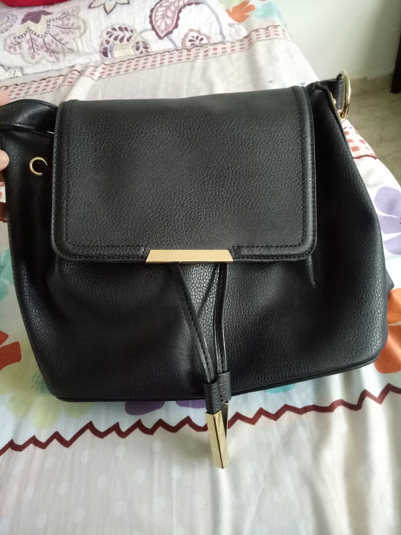 Black Sling Bag Shoulder Bag Aldo Authentic Luxury Bags