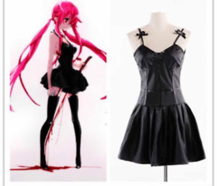 Future Diary Mirai Nikki Gasai Yuno Black Daily Dress Cosplay Costume Other Anime Collectibles Japanese Anime Ojiru no.6 saint seiya leo: future diary mirai nikki gasai yuno