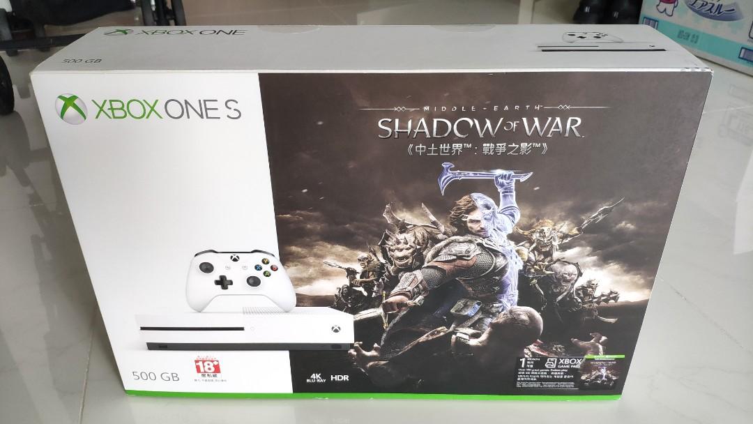xbox one s shadow of war
