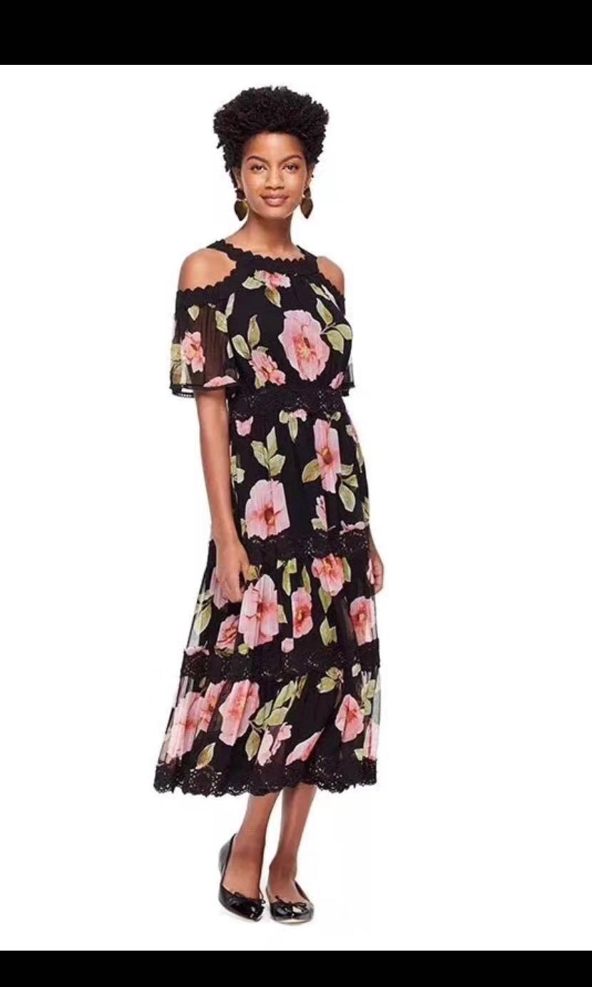 Kate spade shop cold shoulder dress