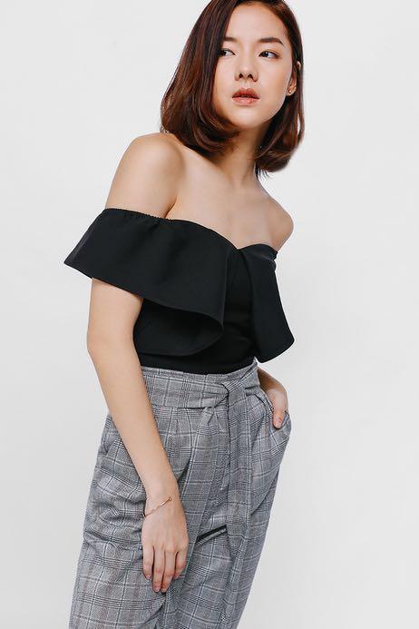 off shoulder bustier