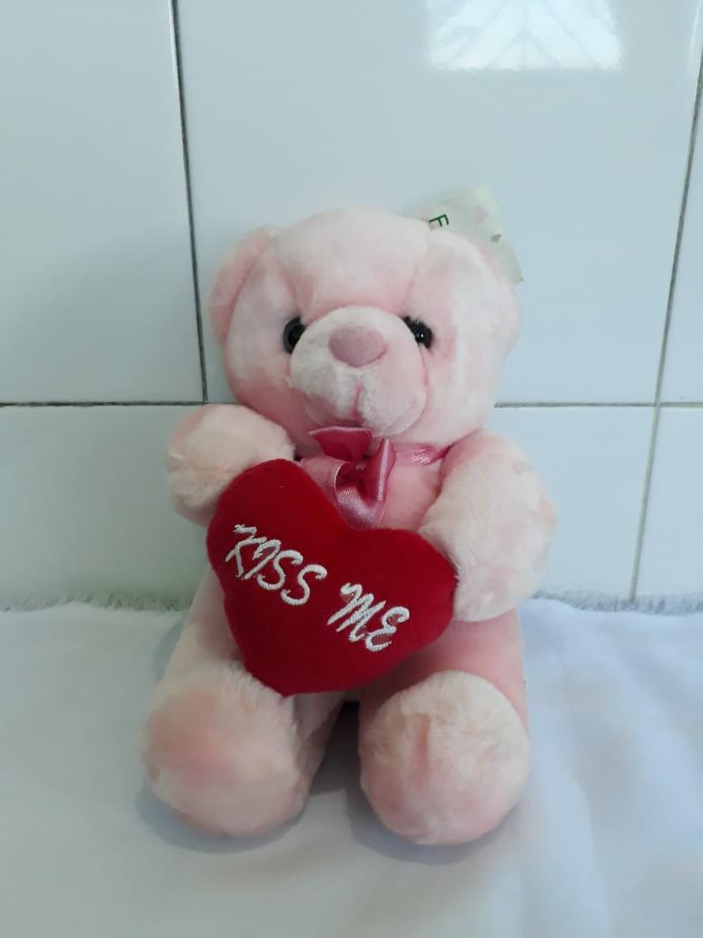 Boneka Teddy Bear Pink Lucu Kecil Imut Cocok Utk Valentine Kado