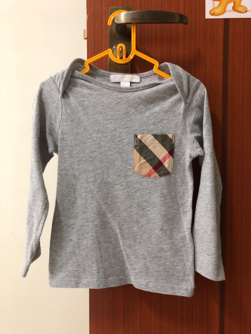 burberry kids grey