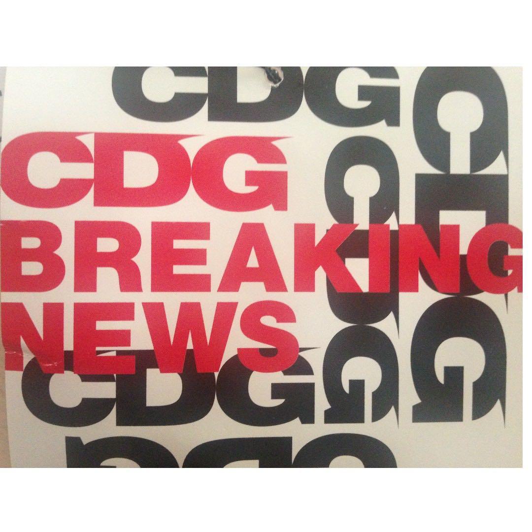 Cdg breaking news long sleeve online