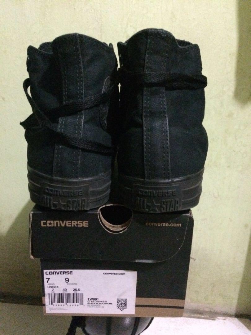 converse ct as canvas hi black
