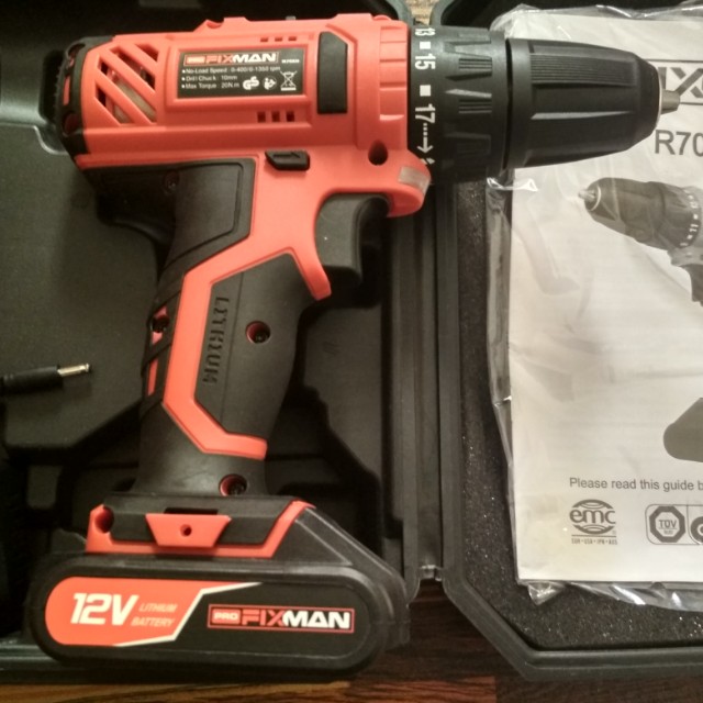 Fixman cordless drill 12v best sale