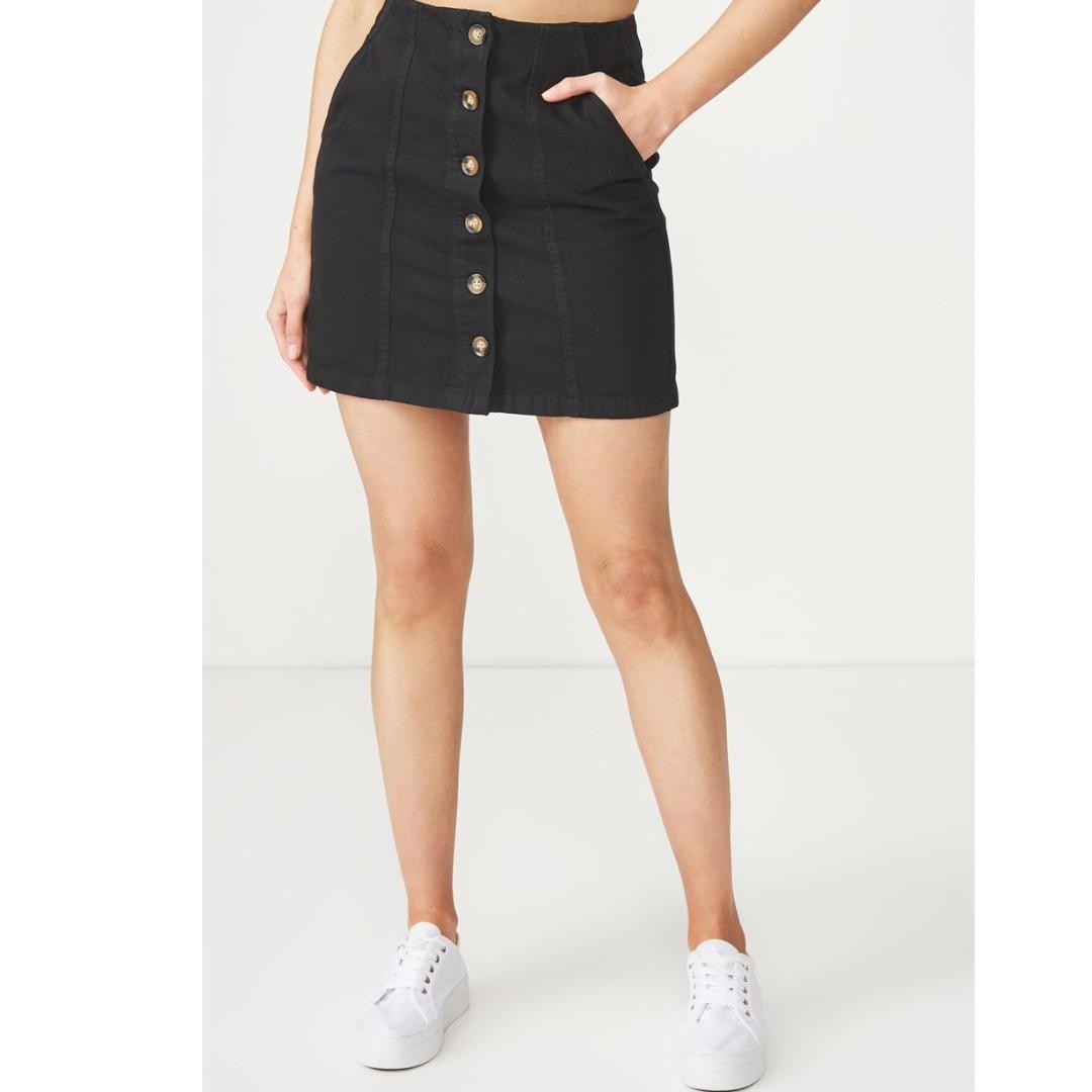 black denim skirt cotton on