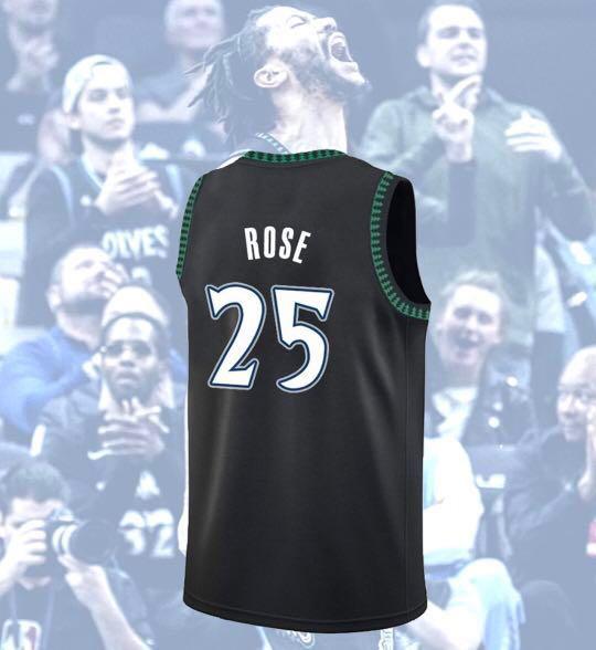 derrick rose basketball jersey