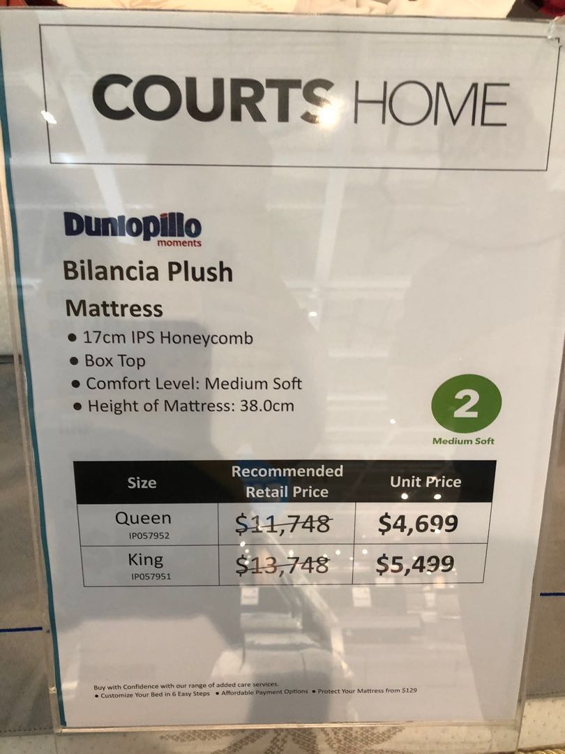 Dunlopillo talasilver latex mattress, Furniture & Home Living