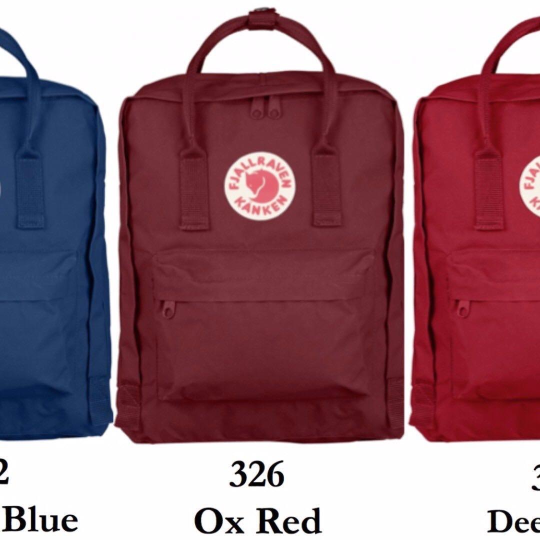 kanken backpack deep red