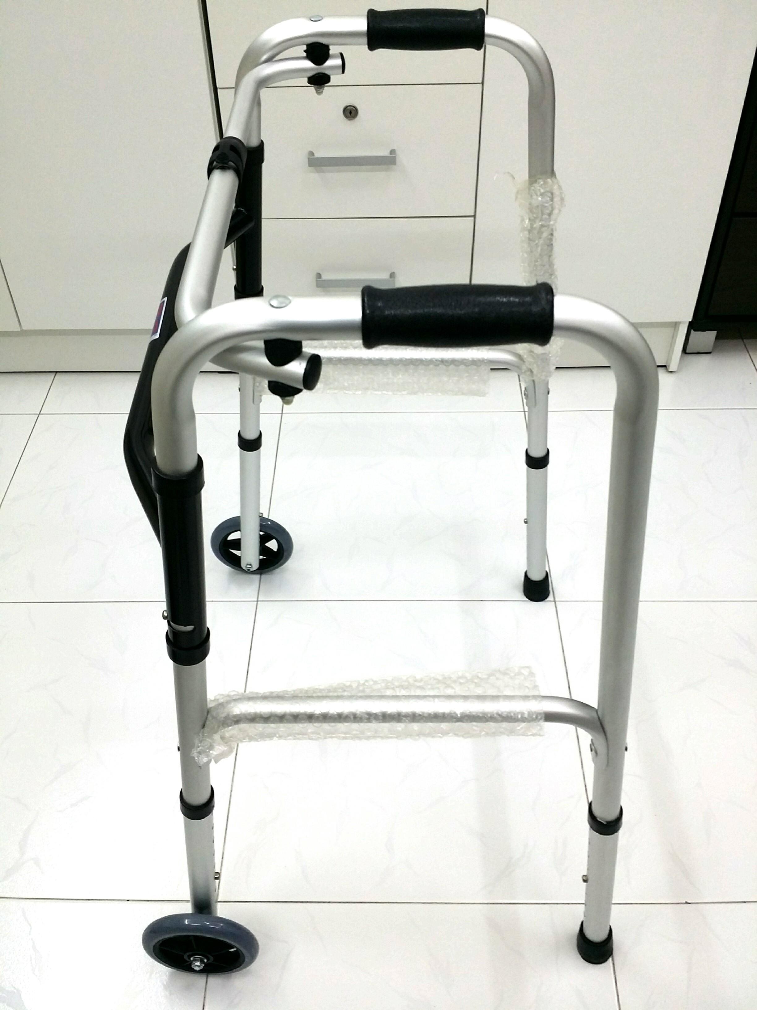 Foldable Walking Frame with 5" Front Castors (Extra light weight