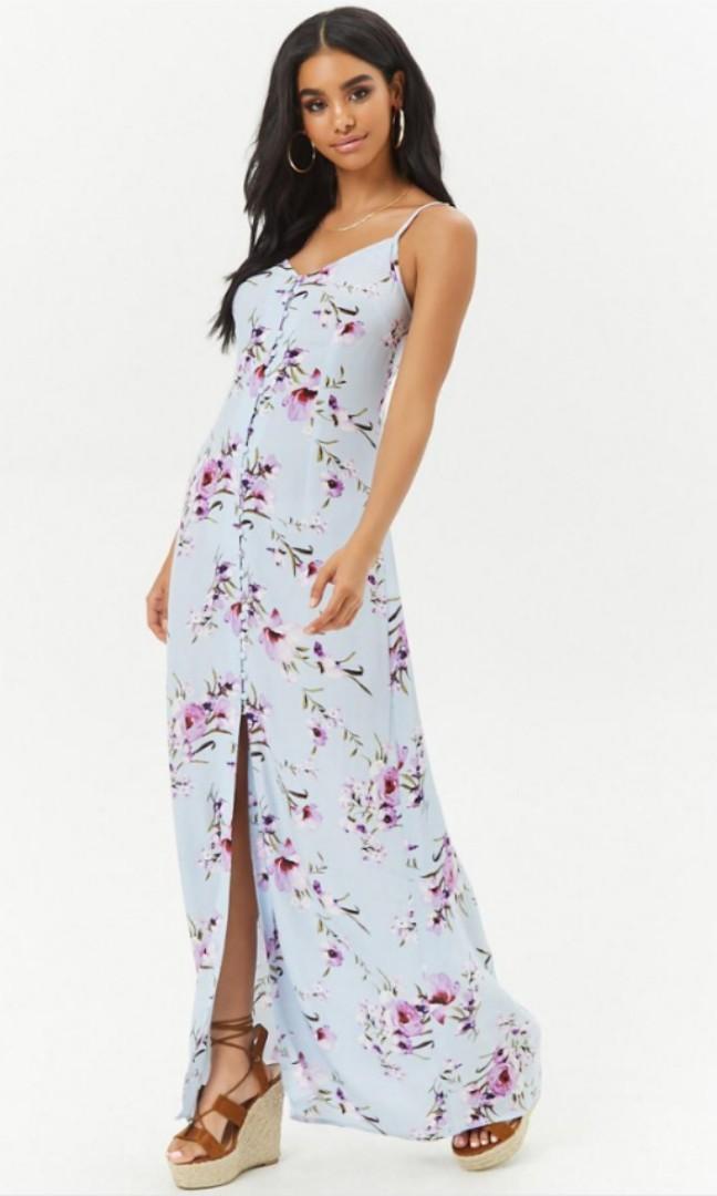 Forever 21 slit dress hot sale