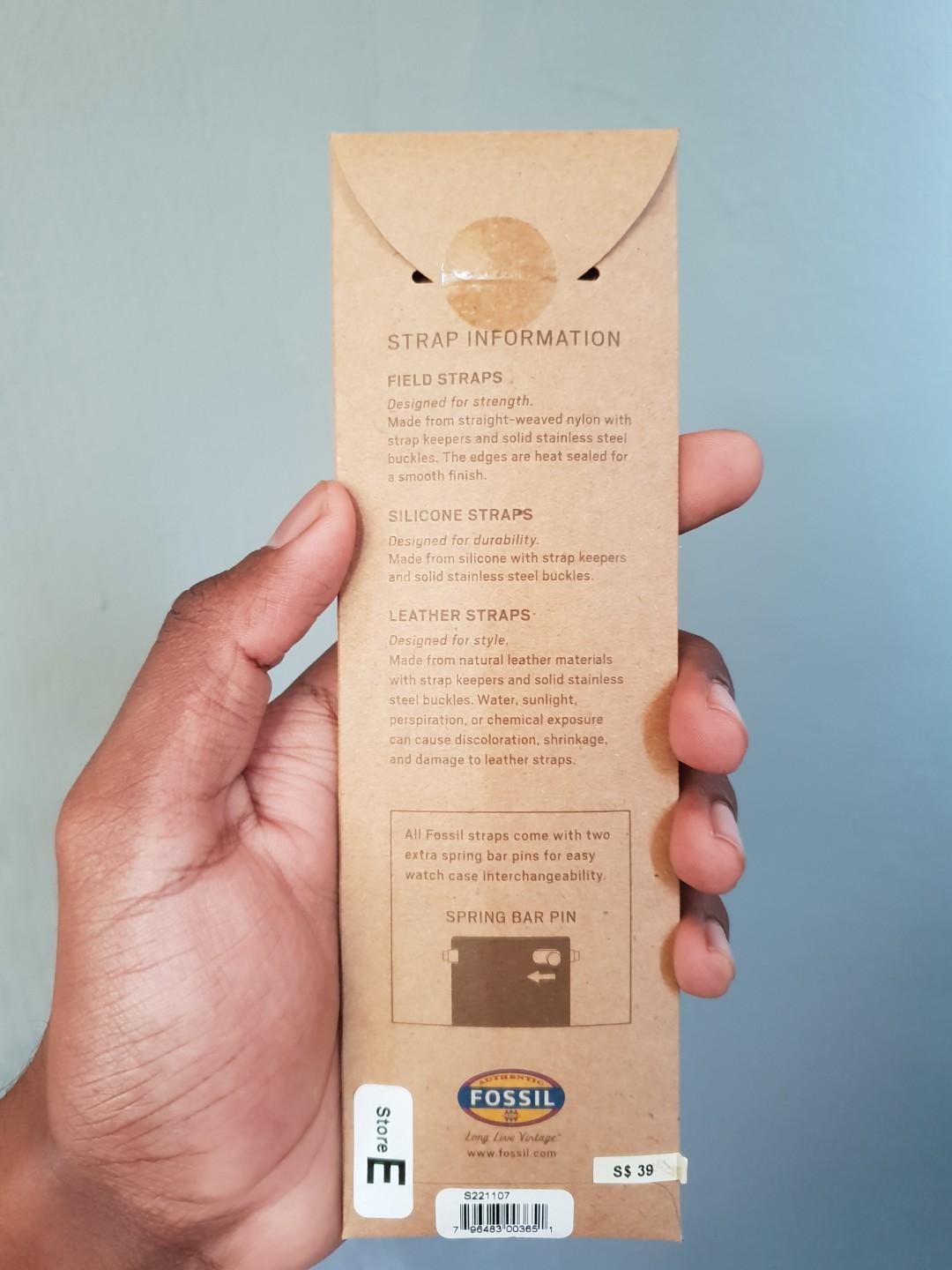 Fossil Watch Strap, Mobile Phones & Gadgets, Wearables & Smart Watches