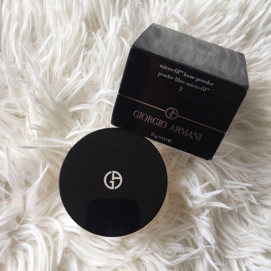 giorgio armani micro fil loose powder