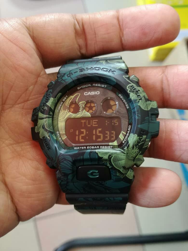 訳あり超特価の通販 G-SHOCKGMD-S6900F-1 怒れ 稀美品 ハイビスカスグリーン 時計
