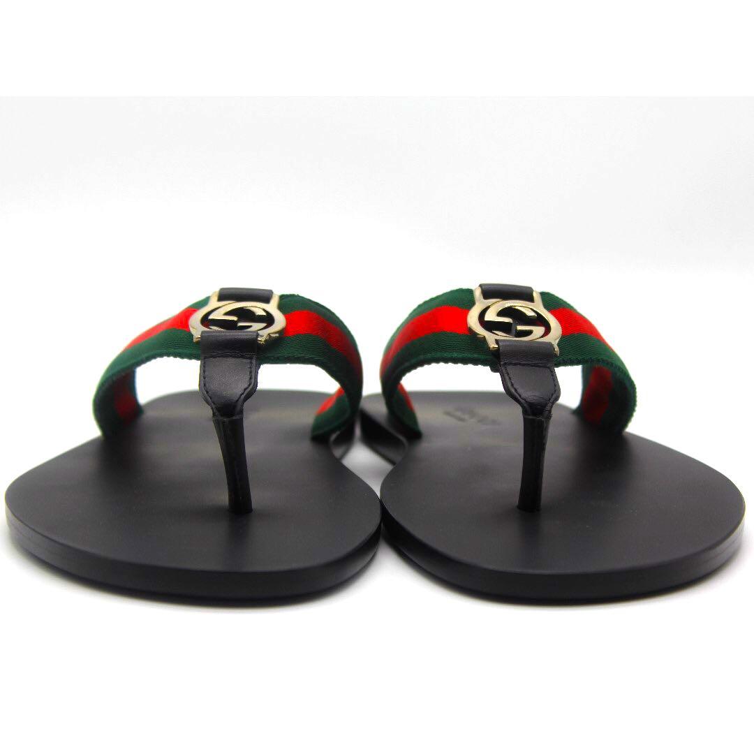 Mens gucci thong sandals on sale