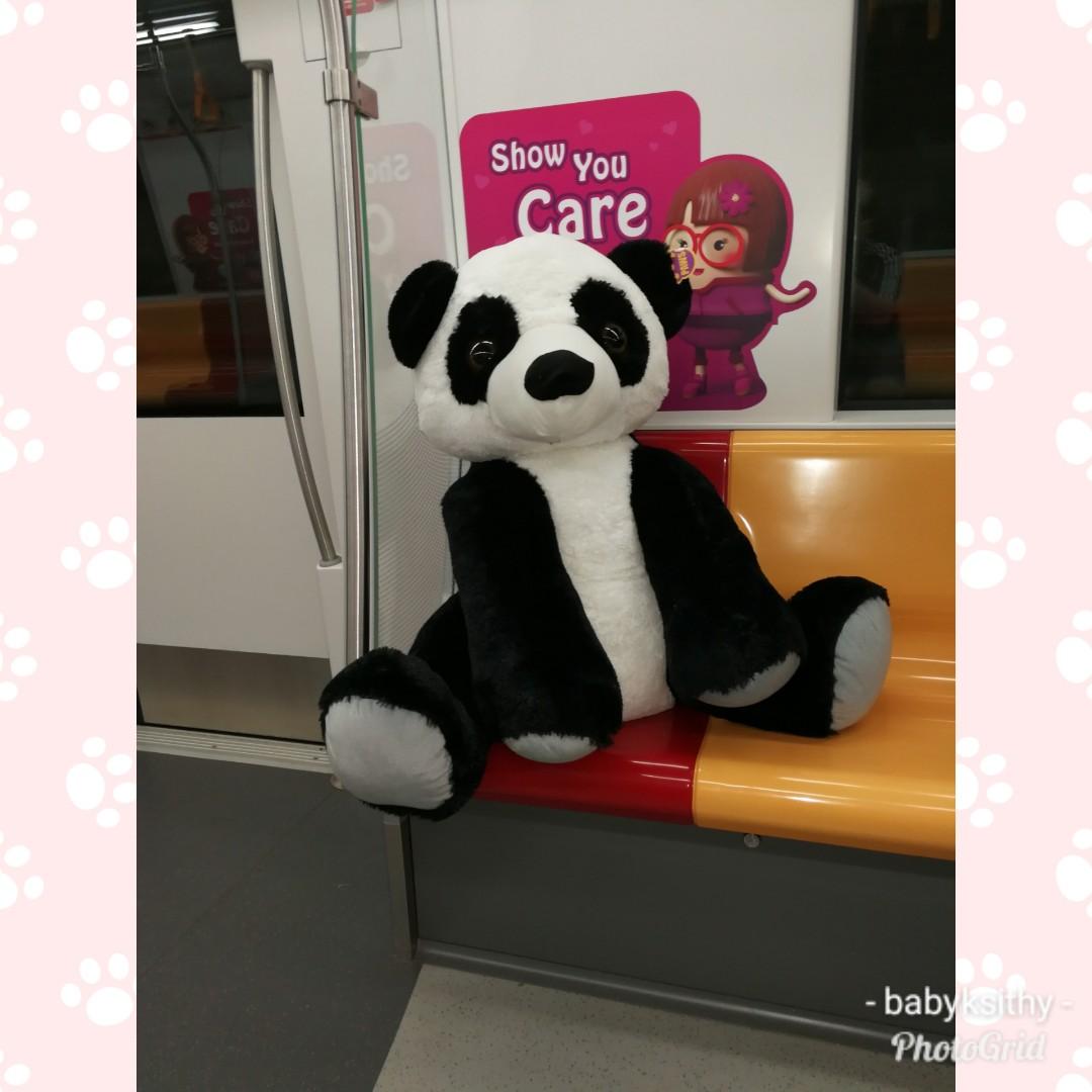 human sized panda stuffed toy