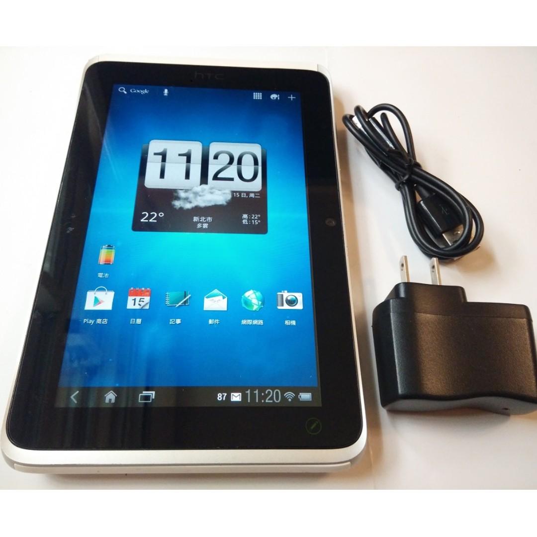 htc flyer p512 wi fi版 7吋平板 5百萬相機 安卓3 2功能正常只要1000