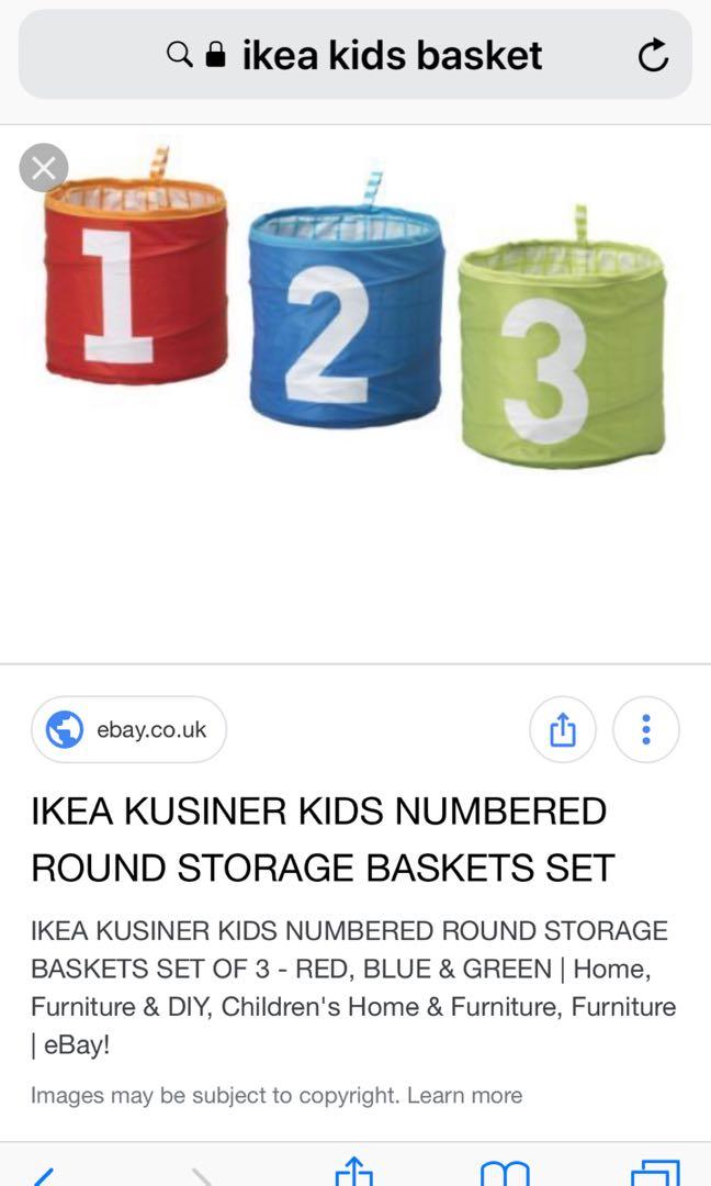 children storage baskets