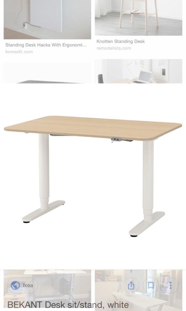 Ikea Table Standing Desk Furniture Tables Chairs On