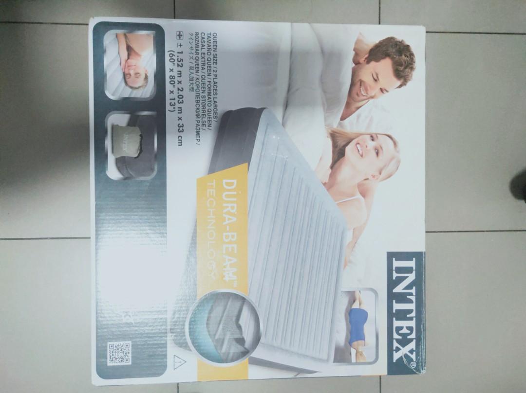 Intex Queen Air bed, Furniture & Home Living, Furniture, Bed Frames