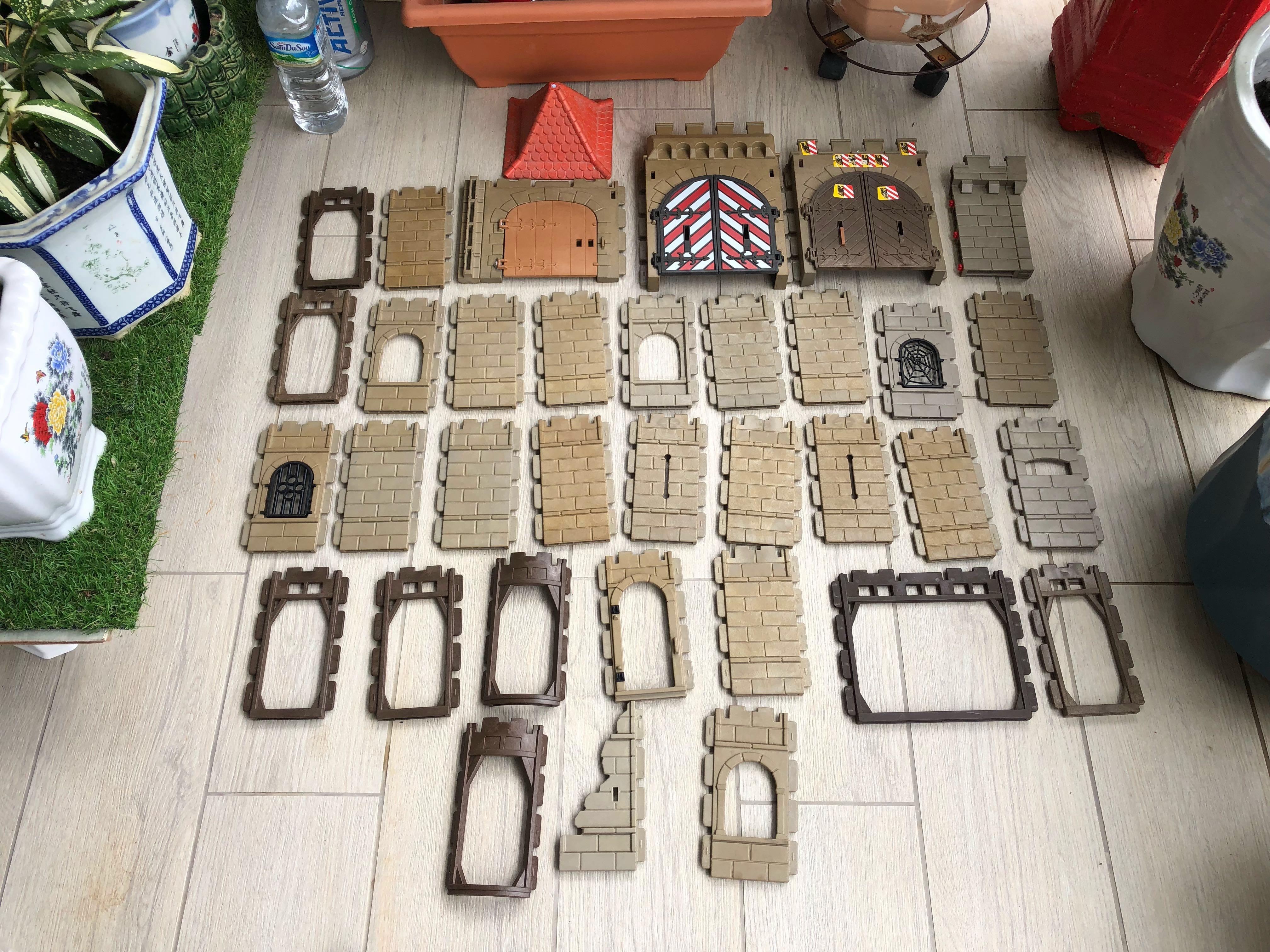 Lots of Playmobil Medieval Castle Parts 