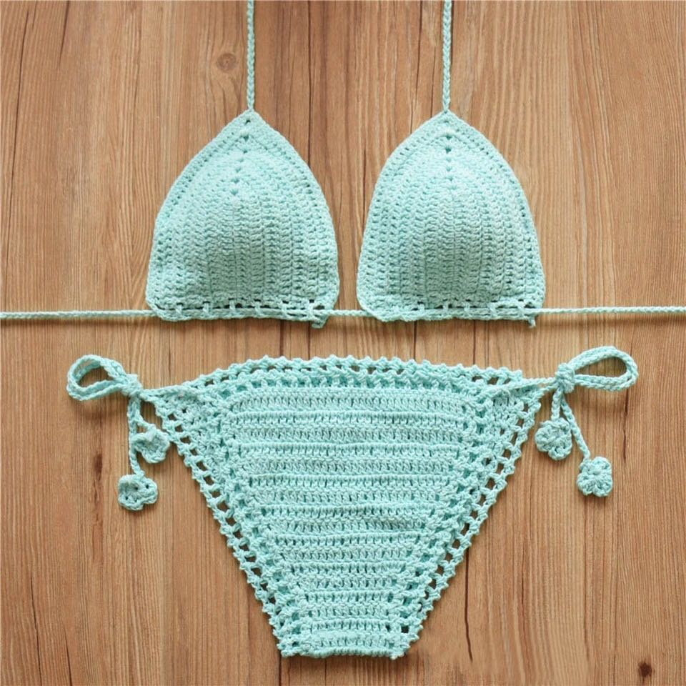 Mandy Crochet Bikini, Women's Fashion, Swimwear, Bikinis & Swimsuits on ...