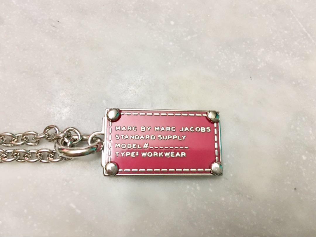 Marc Jacobs ID Dog Tag Necklace Unisex
