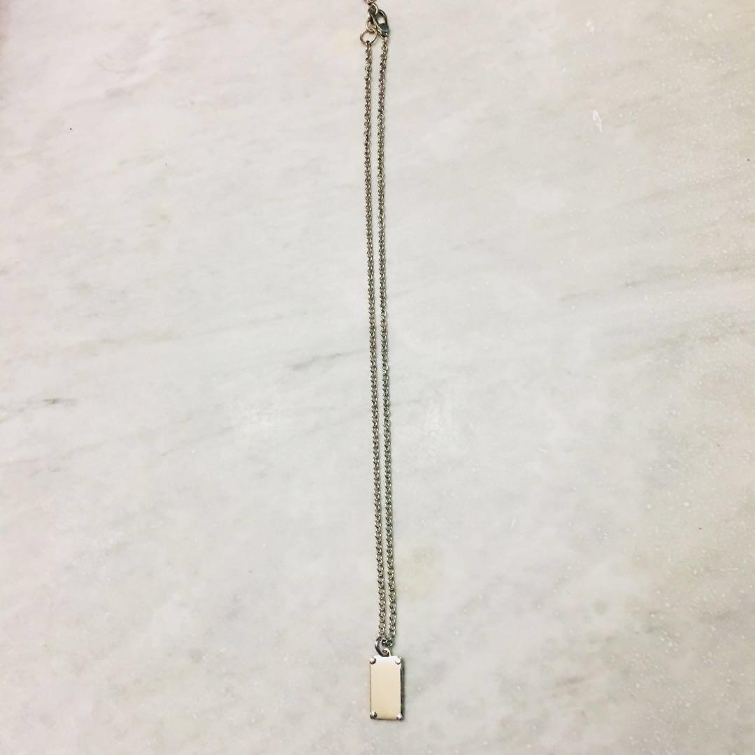 Marc jacobs dog tag necklace outlet