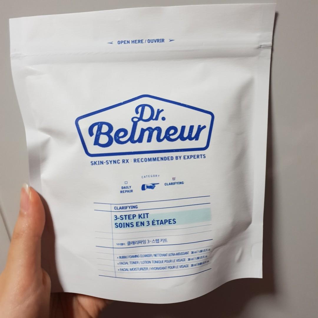 New Face Shop Dr Belmeur 3 Step Kit Travel Size Set Health Beauty Face Skin Care On Carousell