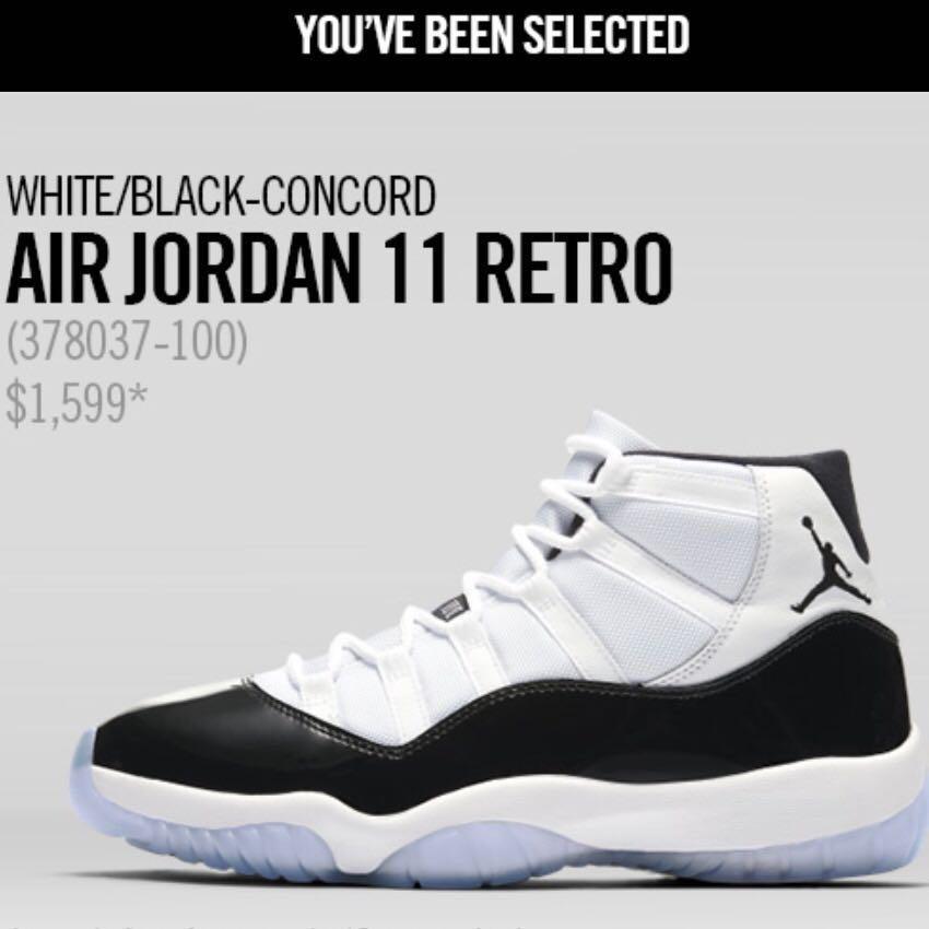 jordan 11 concord size 9.5