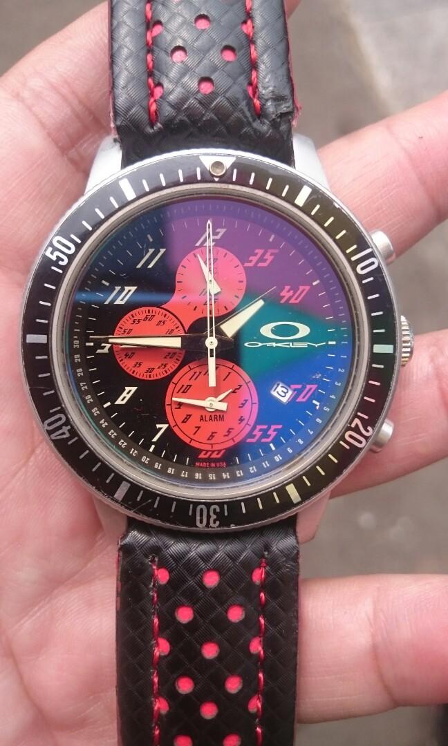oakley chronograph watch