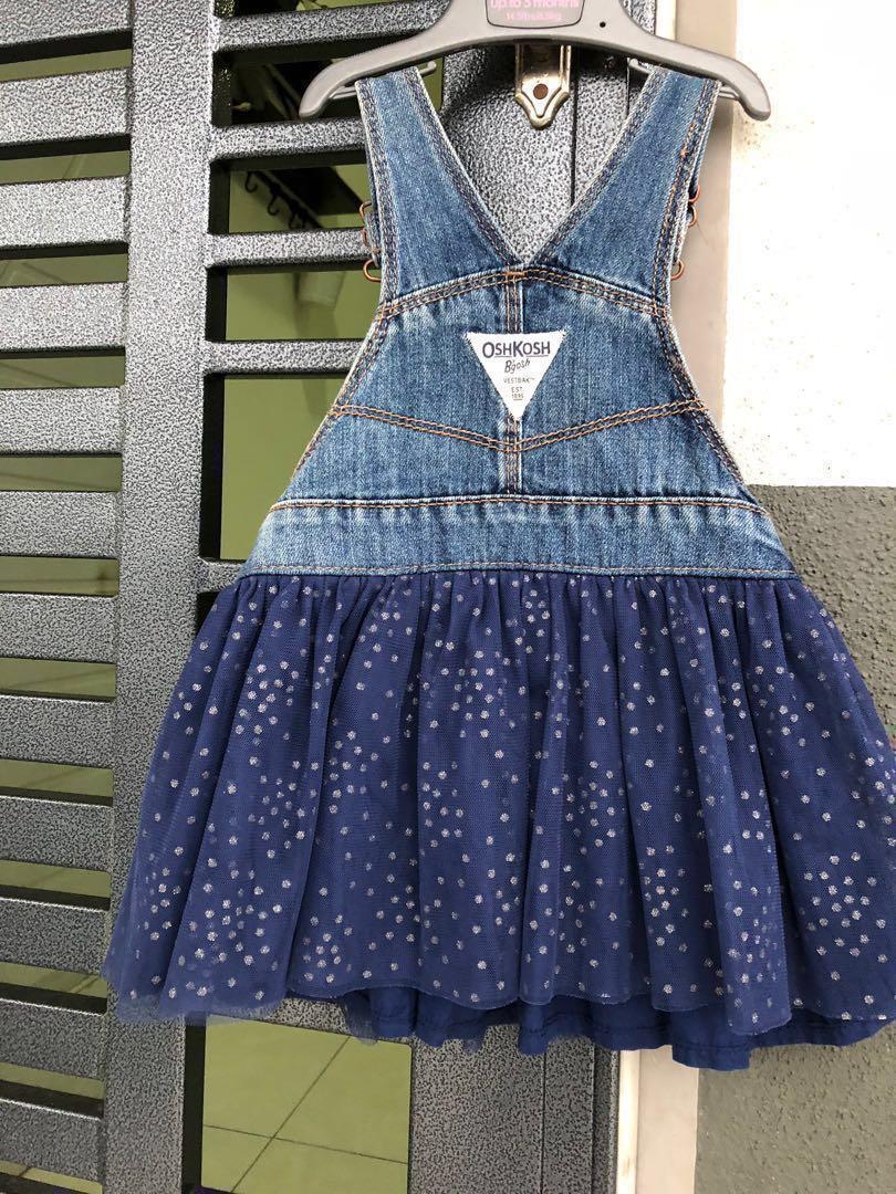 Oshkosh overall cheap tutu dress