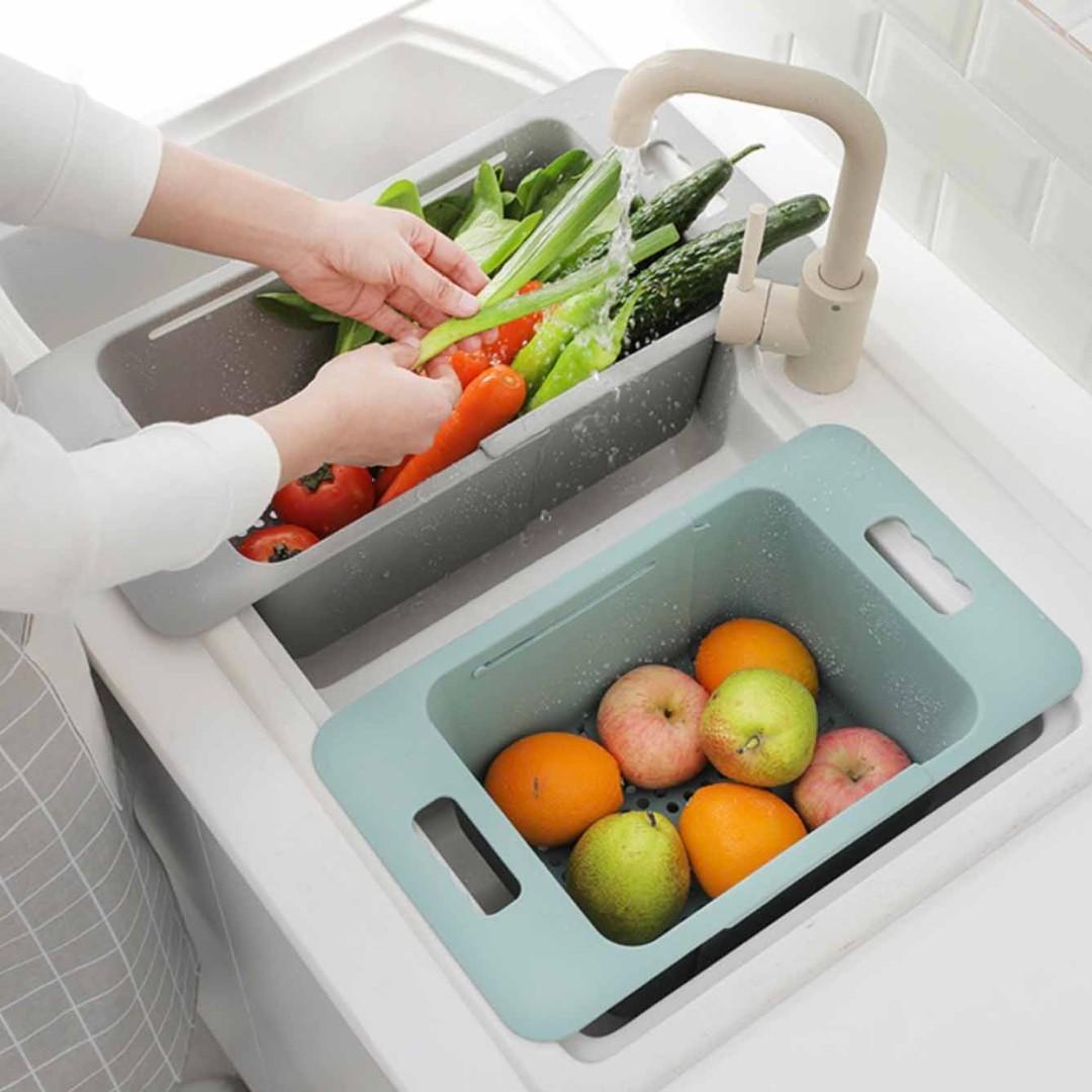 extendable sink colander